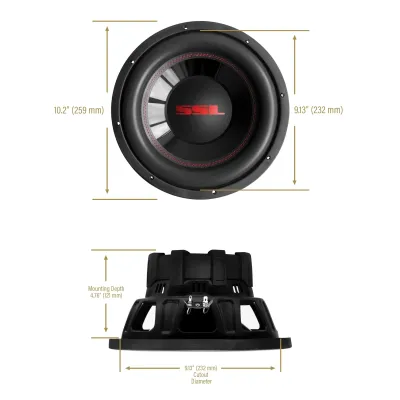 SOUND STORM LABORATORIES CG10D - Soundstorm Charge 10 800 Watt 4 ohm DVC