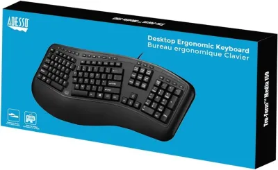 ADESSO INNOVATION INC AKB-150UB - ERGONOMIC KEYBOARD W HOT KEYS