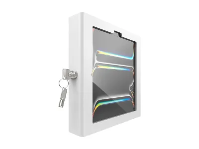 Compu-Lock MCRSTDEXW11PAPX4W - iPad Pro M4 11in (2024), Apex Enclosure Rolling Cart - Rise 