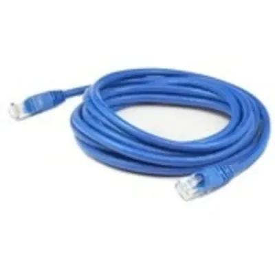 ADDON ADD-2FSLCAT6A-BE - ADDON 2FT BLUE CAT 6A SLIM PVC ETHERNET CABLE SNAGLESS CLEAR
