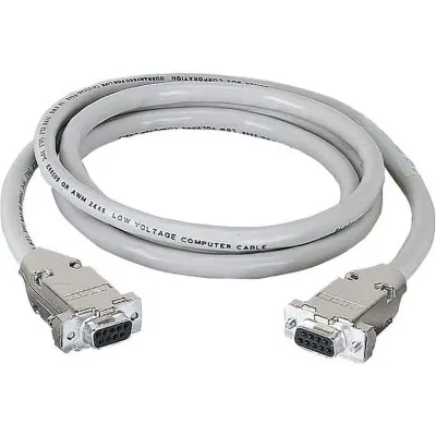 BLACK BOX CORPORATION EDN12H-0075-FF - RS232 SHIELDED CABLE - METAL HOOD, DB9 FEMALEFEMALE, 75-FT. 