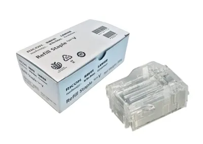 RICOH / Fujitsu 416711 - RICOH TYPE V STAPLE CARTRIDGE BOX OF 3 - 5000 STAPLES PER CA