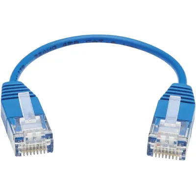 EATON TRIPP LITE SERIES CONNECTIVIT N200-UR6N-BL - 6IN CAT6 GIGABIT ENET CABLE