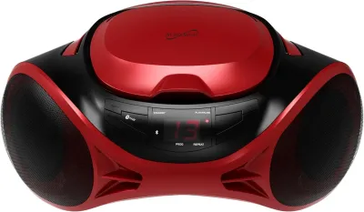 Supersonic SC-726BTRED - TOP LOADING CD PLAYER PLAYS CD, CD-R, CD-RW LED TRACK DISPLA