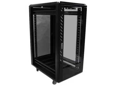 STARTECH RK2536BKF - 4-POST 25U 19 SERVER RACK ENCLOSURE W ADJUSTABLE MOUNTING DE