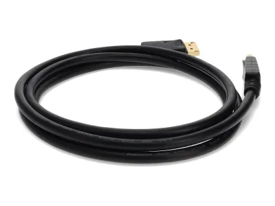 ADDON DISPLAYPORT2M - ADDON 2M DISPLAYPORT 1.2 MALE TO MALE BLACK CABLE MAX RESOLU