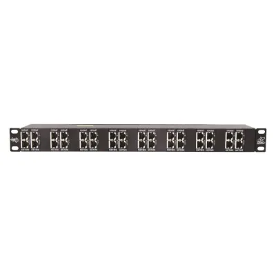 Ditek DTK-RM16NETS - Ditek 16 Channel Rackmount POEEthernet Protector