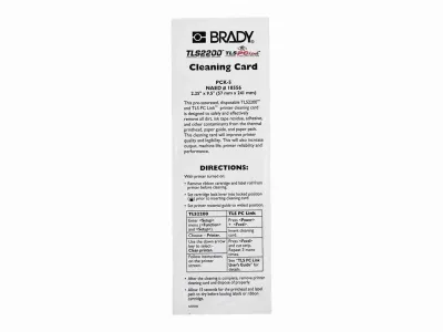 BRADY PCK-5 - BRADY PCK-5 - CLEANING KITS & WIPERS - BLACK ON WHITE - COMP