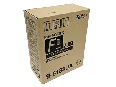 RISO S8188UA - RISOGRAPH S8188UA 2 PACK 227MM X 109M MASTER FOR USE IN EZRZ