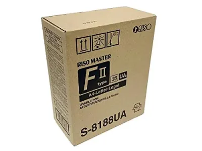 RISO S8188UA - RISOGRAPH S8188UA 2 PACK 227MM X 109M MASTER FOR USE IN EZRZ