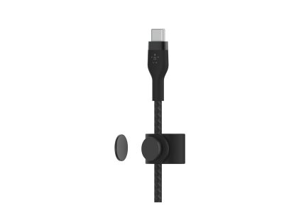 Belkin CAA011BT3MBK - USB-C TO LTG, BRAID SIL, 3M, BLK
