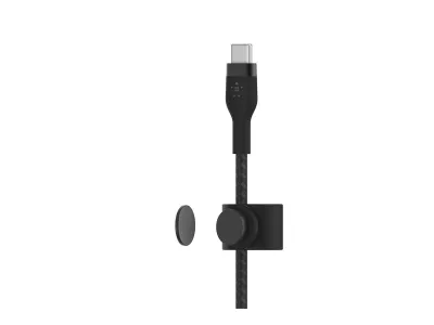 Belkin CAA011BT3MBK - USB-C TO LTG, BRAID SIL, 3M, BLK