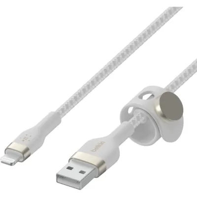 Belkin CAA010BT3MBK - USB-A TO LTG, BRAID SIL, 3M, BLK