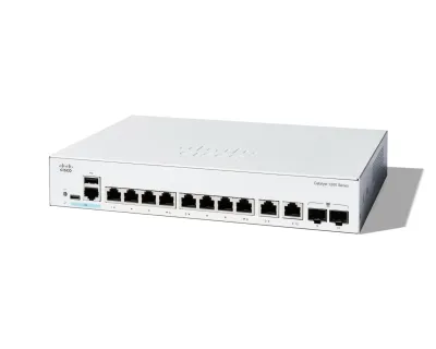 Cisco C1200-8T-E-2G-RF - CATALYST 1200 8-PORT GE, EXT PS, 2X1G COMBO REMANUFACTURED