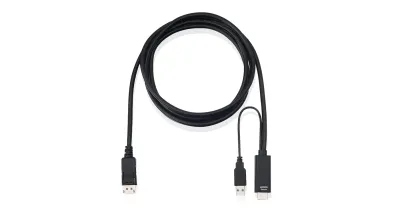 IOGear G2LHDDP02 - IOGEAR HDMI TO DISPLAYPORT CABLE - HDMI LEFT CONNECTOR - MAL