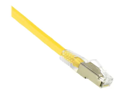 WELTRON 90-C6ABS-7YL - 7FT YELLOW BOOTED CAT6A STP PATCH CABLE