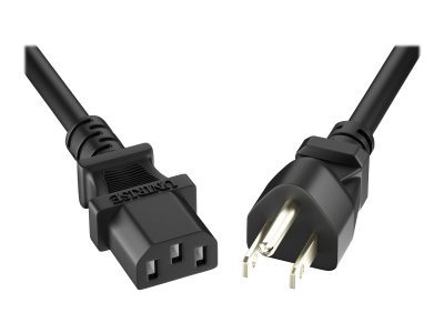 Oncore PWCD-515PC13-10A-12F-BLK - UNC GROUP LLC Power Cord 5-15P to C13 10A 1ft Blue Jacket