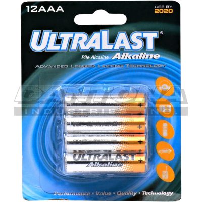 ULTRALAST ULA2AAA - 2 PACK AAA ALKALINE BATTERY