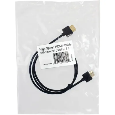 VERICOM XHD03-04252 - 3FT HDMI CBL W ETHNT BLK