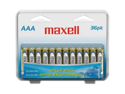 MAXELL 723815 - LR0336B - 36PK AAA BATTERIES BOX