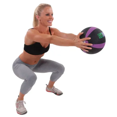 GOFIT(R) GF-MB6 - 6LB MEDICINE BALL PPL