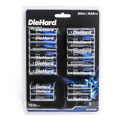 DIEHARD 41-1127 - ALK 12 AAA  24 AA CMB PK