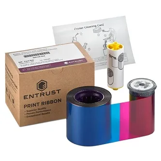 Entrust 525100-002 - Entrust Color Ribbon Kit ymcKT (short panel)