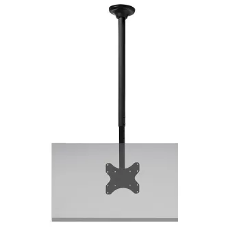 HAT DESIGN WORKS CM10-S4261-BLK - Ceiling Mount with Adjustable Height for 23-42 Screens
