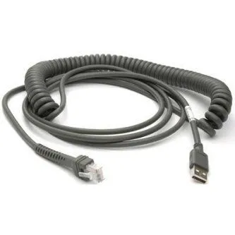 Datalogic 90A052066 - DATALOGIC CABLE, USB, TYPE A, ENHANCED, COILED, POWER OFF TE
