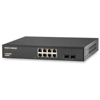 SIGNAMAX CONNECTIVTY SC10080 - C-100 8-Port Gigabit PoE+ Switch