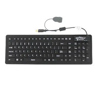 SEAL SHIELD SSF106 - Seal Flex Waterproof Keyboard Black
