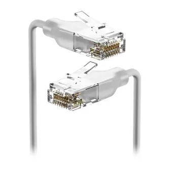 Ubiquiti UACC-CABLE-PATCH-EL-0.15M-W-24 - Ubiquiti Nano-thin Translucent Patch Cable - 0.15m