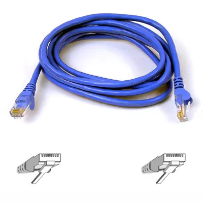 Belkin A3L980-20-BLU - 20ft Cat6 UTP Network Patch Cable - RJ45 MM - Blue