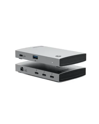 ALOGIC TB4H3TB - ALOGIC THUNDERBOLT 4 BLAZE COMPACT HUB - TRIPLE THUNDERBOLT 
