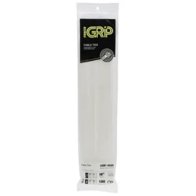 POWER GRIP GRP-1850 - Cable Tie Natural 18 50lb 100pk