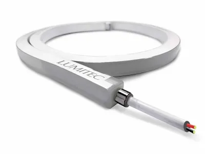 Lumitec 101640 - Lumitec Moray Flex Strip Light RGBW 3ft 10-14vDC Whie Finish