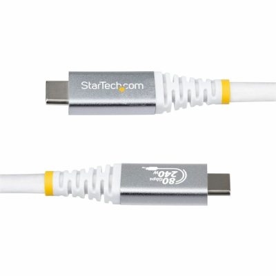 STARTECH CC5FT80GUSB4CABLEW - 5FT USB4 CABLE WHITE USB-IF