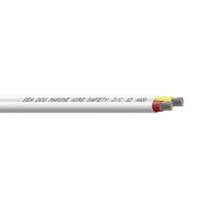 SeaDog 8012224 - Sea-Dog 122 AWG Flat Duplex Safety Wire - RedYellow - 250
