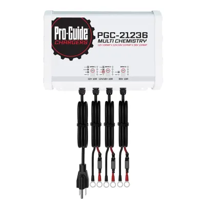 ProGuide Batteries PGC-21236 - Pro-Guide 3 Bank On-Board Battery Charger - (1) 12V  (1) 121