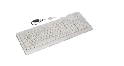 SEAL SHIELD SSWKSV207 - WATERPROOF TRUETYPE KEYBOARD IP68 WHITE, USQWERTY, WKEYLOCK,