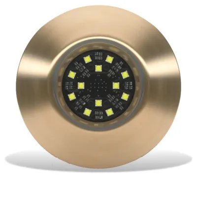 Garmin 010-04467-00 - Lumishore ORA TIX404 Thru-Hull Mount Underwater White LED Br