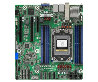 ASRock SIENAD8UD-2L2Q - SIENAD8UD-2L2Q - MICRO ATX - SUPPORTS AMD EPYC 8004 SERIES P