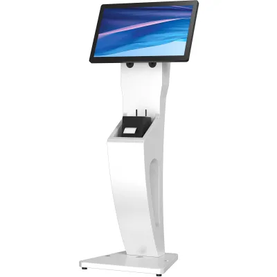 CTA DIGITAL ADD-LDSLEEKW - SLEEK FLOOR STAND WITH PRINTER SLOT FOR TOUCHSCREEN MONITORS