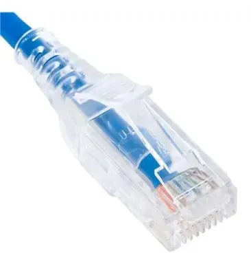 Cablesys ICC-ICPCSH05BL - PATCH CORD, CAT 6 SLIM CLEAR SR 5FT BL