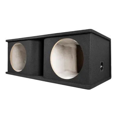 Qpower QHP212V - QPower Dual 12? Curved Vent Port Empty Woofer Enclosure