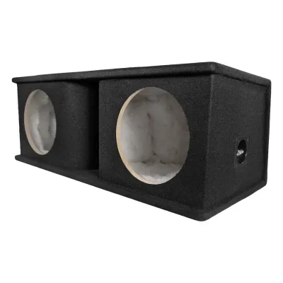 Qpower QHP210V - QPower Dual 10? Curved Vent Port Empty Woofer Enclosure
