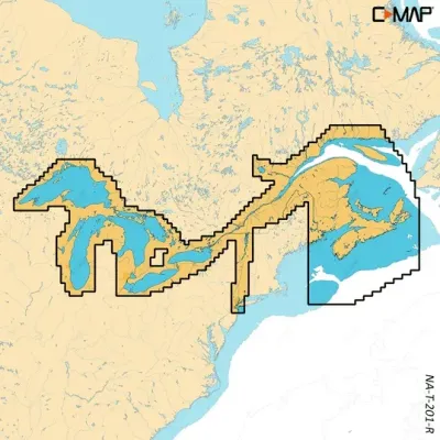 C-MAP M-NA-T-201-R-MS - C-MAP Reveal X Coastal Great Lakes microSD