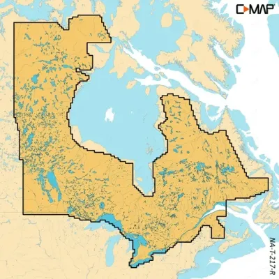 C-MAP M-NA-T-217-R-MS - C-MAP Reveal X Inland Canada Lakes East microSD