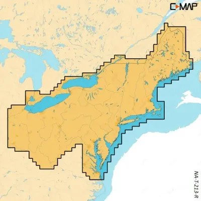 C-MAP M-NA-T-213-R-MS - C-MAP Reveal X Inland US Lakes North East microSD