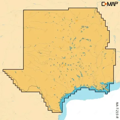 C-MAP M-NA-T-215-R-MS - C-MAP Reveal X Inland US Lakes South Central microSD
